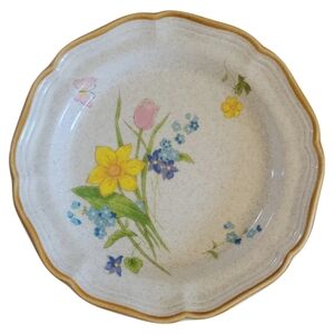 1 Vtg 1977-1982 Mikasa Garden Club Early Spring 8" Oven-To-Table Salad Plate